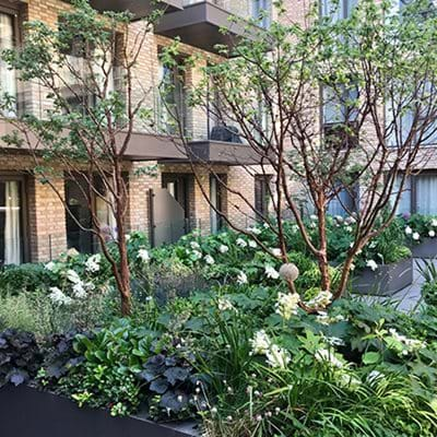 Bespoke Fibreglass Roof Garden Planters 