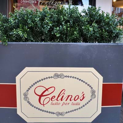Bespoke Restaurant Barrier Planters With Logos  