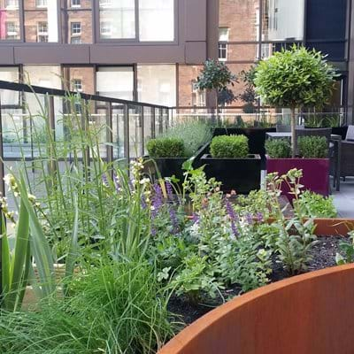 Bespoke Corten Steel Effect Planters