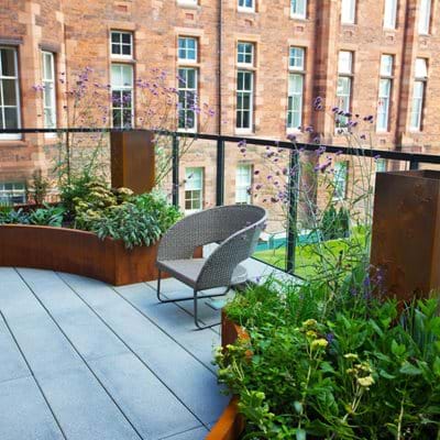 Bespoke Corten Steel Style Planters