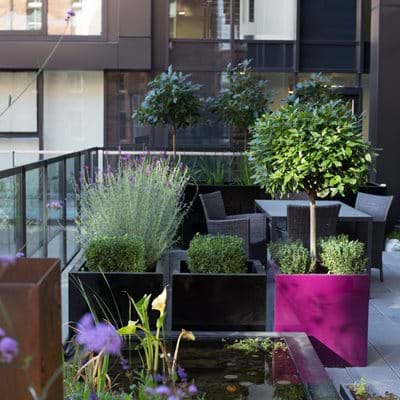 Bespoke Corten Steel Style Planters